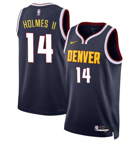 Men's Denver Nuggets #14 DaRon Holmes II Navy 2024 Draft Icon Edition Stitched Basketball Jersey Dzhi,We sell and wholesale Men's Denver Nuggets #14 DaRon Holmes II Navy 2024 Draft Icon Edition Stitched Basketball Jersey Dzhi on line form chian!